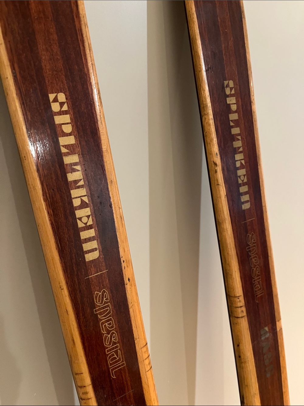 Vintage SPLITKEIN Spesial Bass 193cm Cross Country Skis Norway Dovre Bindings